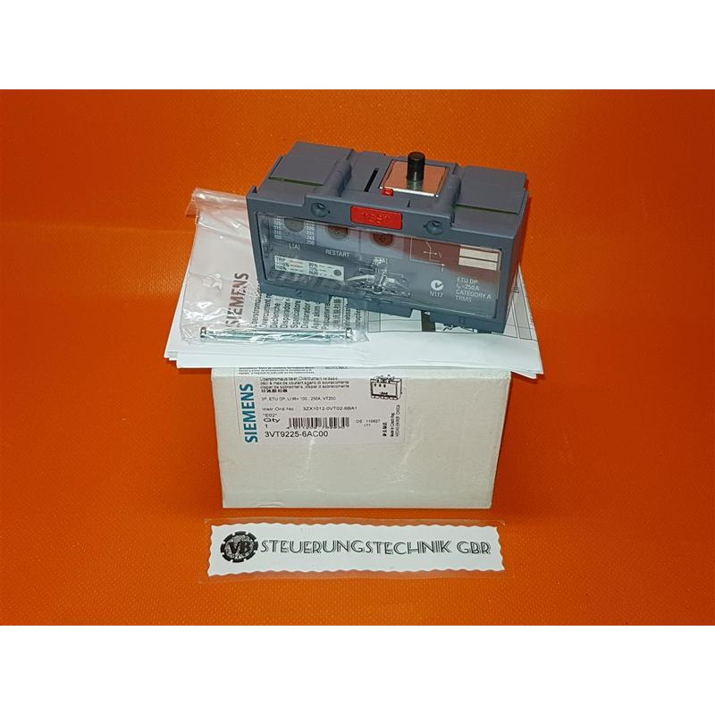 SIEMENS Overcurrent Release 3VT9225-6AC00/3ZX1012-0VT02-6BA1