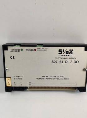SIOX S27 64-DI/DO 输入输出模块 TELEPRANG 6SS27