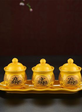 家用供水专用杯 财神酒盅仙家杯 道家水杯 莲花杯水杯 净水杯