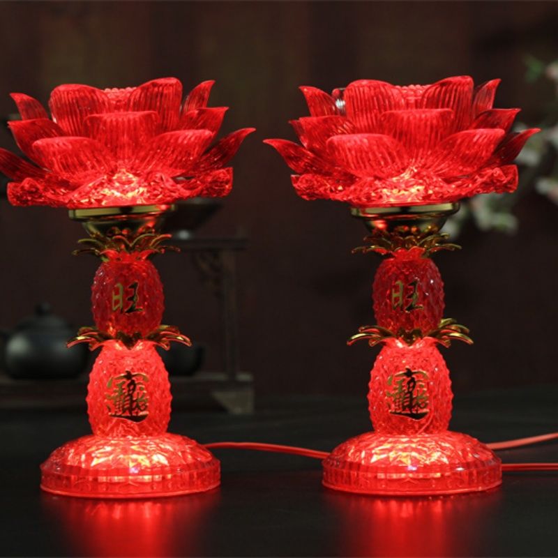 led佛灯神明灯佛堂灯照明 仙家灯招财灯供佛财神灯长明灯莲花灯