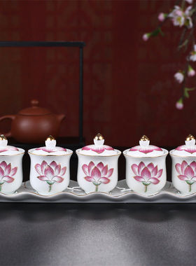 陶瓷圣水杯五圣水杯五联供