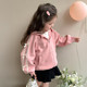 百搭春装 女童春秋网红蝴蝶结卫衣拉链2025新款 女宝宝休闲外套韩版