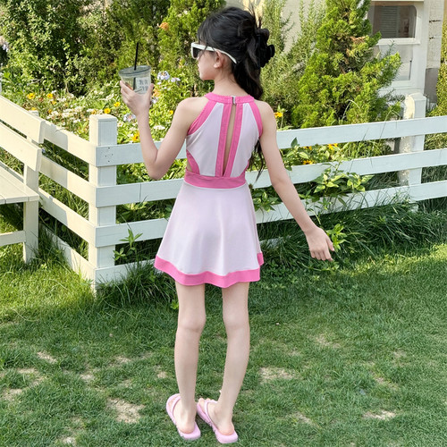 女童泳装裙式夏季洋气夏装