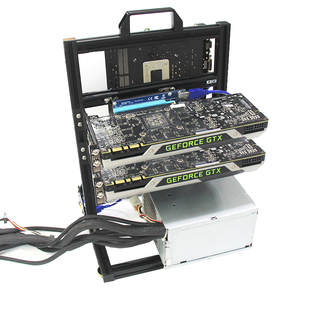 多显卡EATX开放式机箱台式机机架2/3/4显卡扩展散热ATX机箱