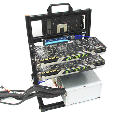 多显卡EATX开放式机箱台式机机架2/3/4显卡扩展散热ATX机箱