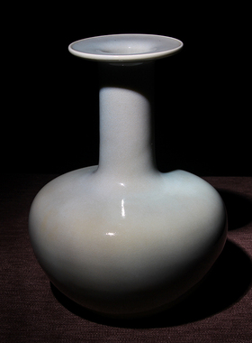 禹州神垕钧瓷礼品国礼窑变花瓶晓峰窑煤柴混烧工艺品客厅摆件中式