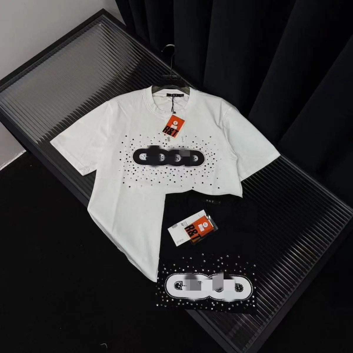 夏季新款GOOD纯棉短袖糖果假日纯棉宝石轻奢短袖缤纷同款男女T恤