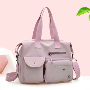 索亚特女士托特包大容量防水轻便手提斜挎通勤包休闲单肩包