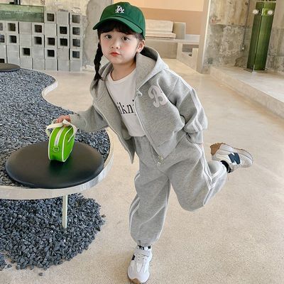 女童秋装两件套童装时髦春秋