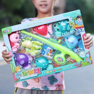 启蒙儿童动手能力钓鱼游戏趣味玩具培训招生机构小礼品2 9岁 5岁6