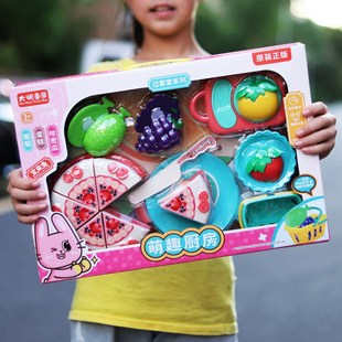 热销儿童过家家玩水果蛋糕切切乐玩具培训机构招生礼品3 8岁 5岁6