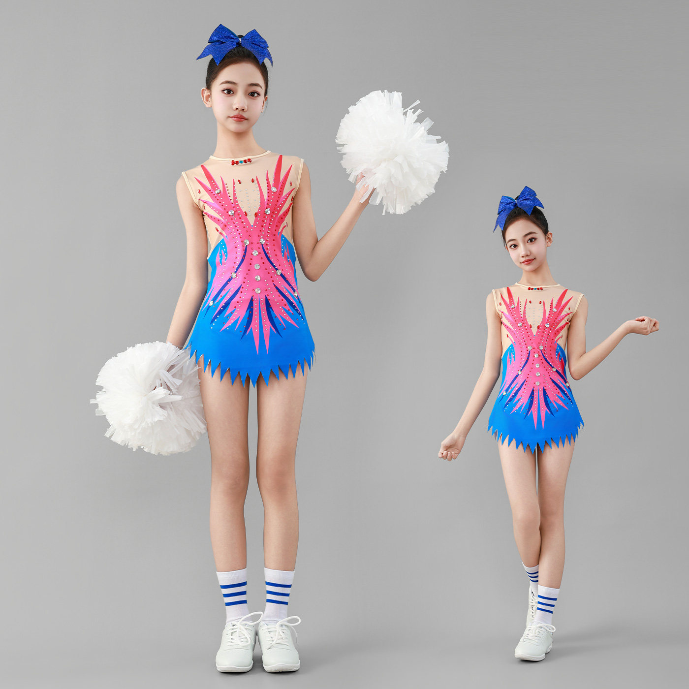 啦啦队服儿童演出服舞蹈比赛表演