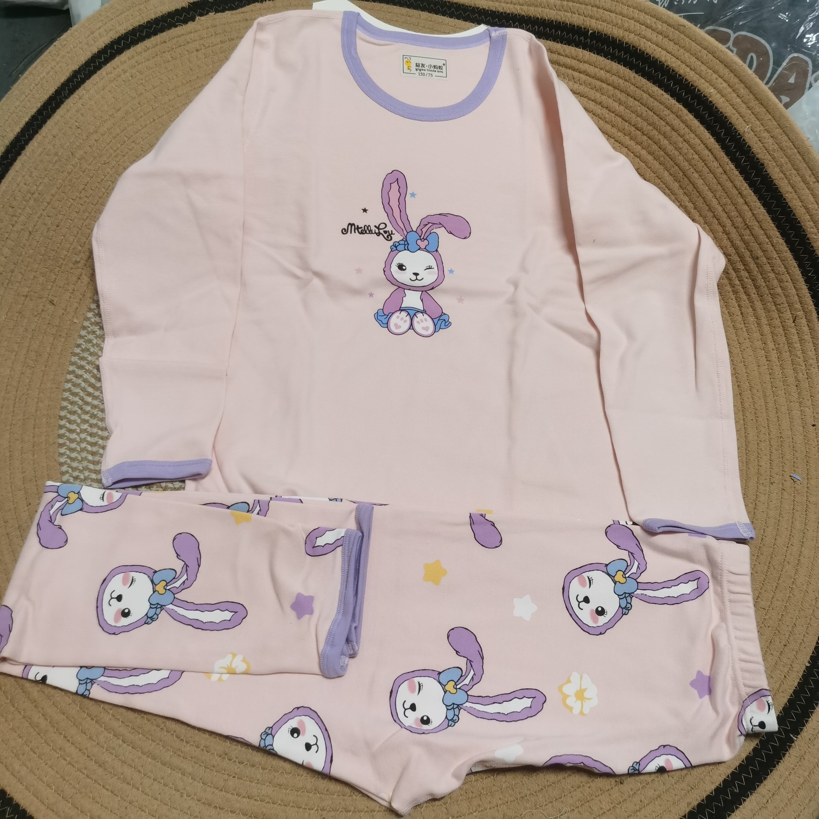 小蚂Y儿童保暖内衣套装男女童秋衣秋裤秋冬厚棉宝睡衣中大童家居