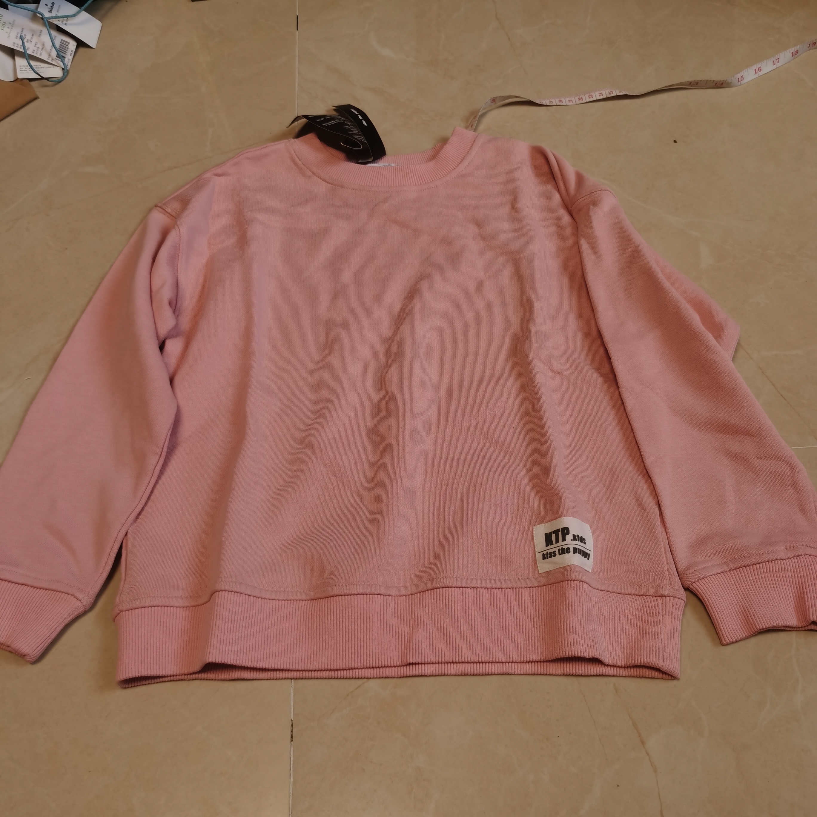 清仓女童卫衣春秋新款毛圈爆款百搭加绒卫衣