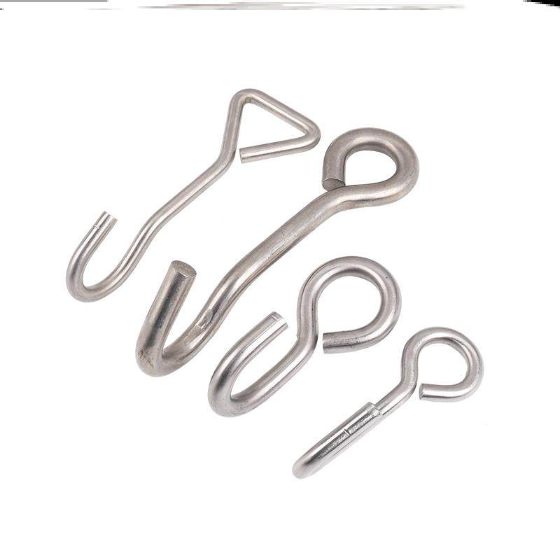 不锈钢小吊钩钩子大全螺丝带钩螺栓羊眼花兰钩异性钩非标弯钩起重,五金/工具,吊钩/抓钩,淘宝优惠券,粉丝福利购,淘宝优惠卷