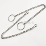 Список рекламной сети с цепочкой тегов из нержавеющей стали.