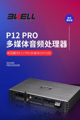 汽车功放P12PRO车载音响专业音频功放郑州实体安装