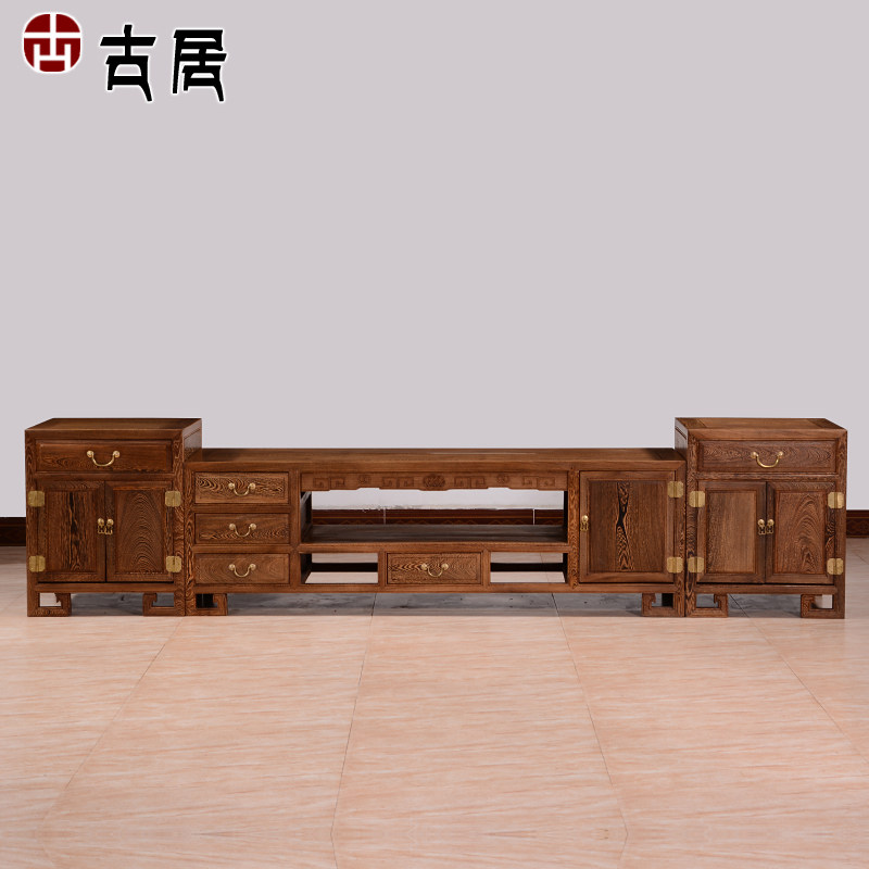 红木家具 鸡翅木电视柜 复古客厅古典仿古中式实木电视柜机 地柜|ruв категории жилой мебели, кабинет, телевизионный шкаф - от Buy2taobao.com для оказания профессиональной услуги покупки агента Taobao