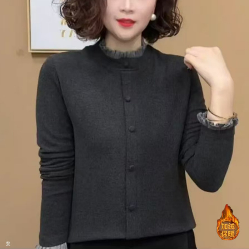 2025秋冬新款加绒打底衫女