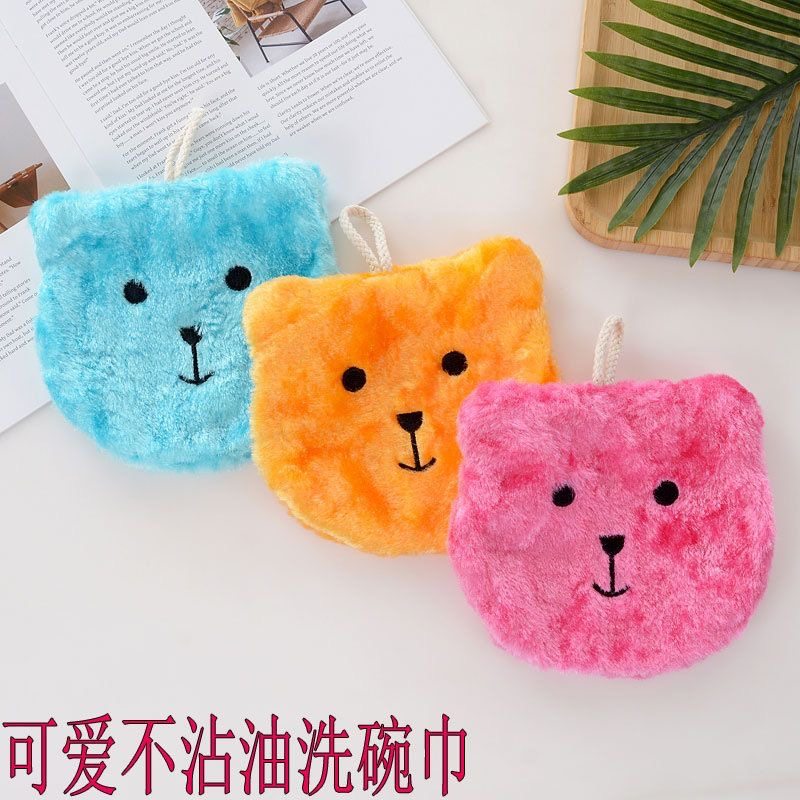 不沾油洗碗布木纤维神奇抹布清洁厨房专用加厚去油污洗碗巾擦手巾