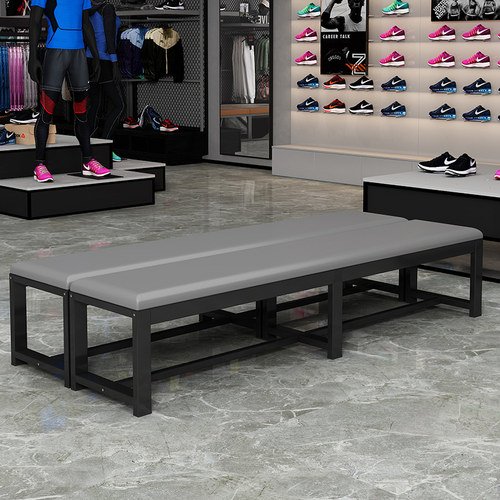 换鞋凳长条凳子健身房软包凳浴室更衣室沙发凳鞋服装店长凳休息椅