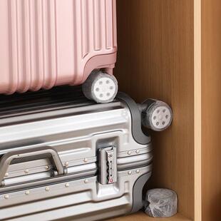 80只装行李箱轮保护套一次性拉杆箱旅行箱脚套多功能桌脚套防尘套