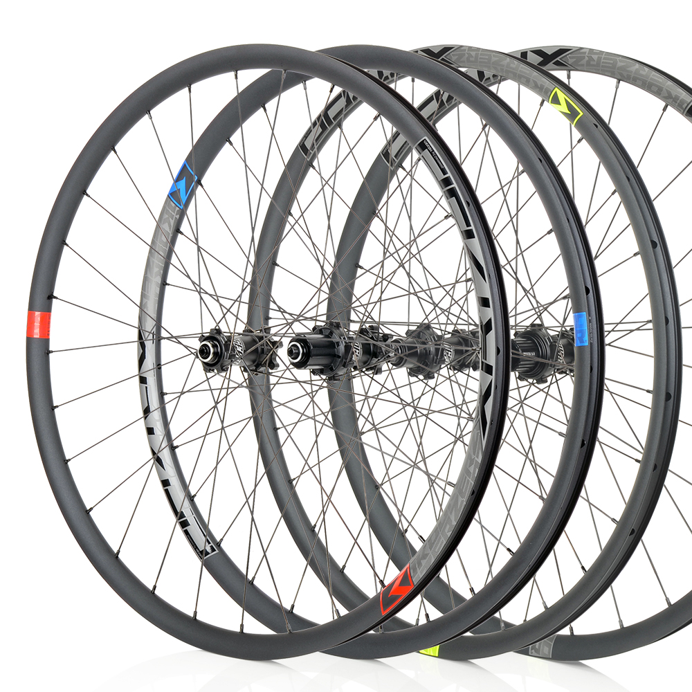 新款KOOZER XR1700山地车轮组 快拆 桶轴 26 27.5 29