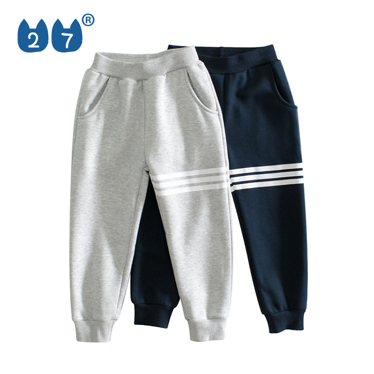 27kids长裤摇粒绒运动裤子