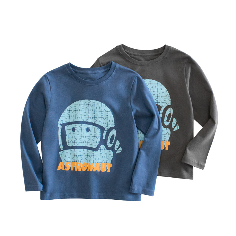 韩版中大童秋装长袖上衣潮2025春秋款男童重磅纯棉T恤休闲打底衫,童装/婴儿装/亲子装,T恤,淘宝优惠券,粉丝福利购,淘宝优惠卷