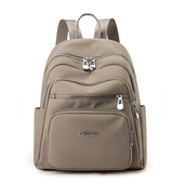 KVKY新款 多层大容量双肩包女士防水牛津布背包时尚 休闲旅行书包包