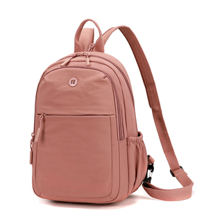 KVKY新款多功能双肩包女士大容量轻便胸包初高中学生书包旅行背包