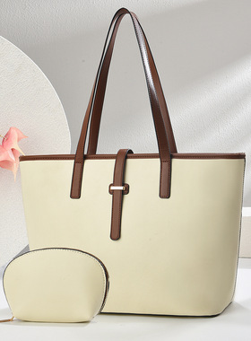 托特包bag女包新款外贸跨境纯色子母包质感totebags