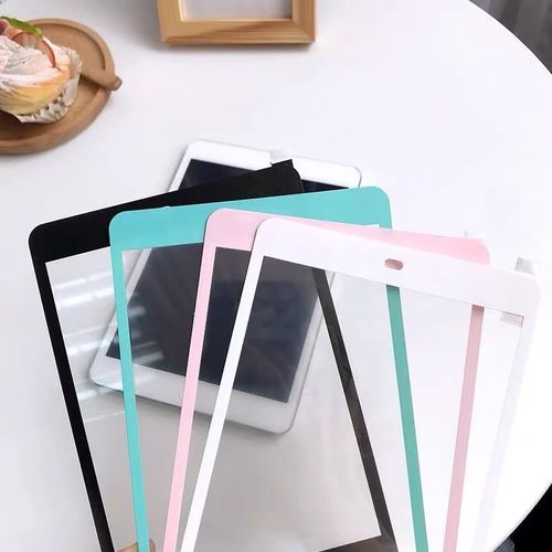 2021钢化膜iPad9保护膜mini5平板贴膜air1全屏覆盖10.2寸改色膜air3彩膜10.5寸迷你4高清膜iPad5防摔膜
