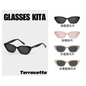 太阳镜男女GLASSES terracotta墨镜ins风猫眼个性 辣妹gm同款 KITA