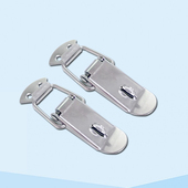 扁嘴扣搭扣104不锈钢工具箱包扣工业机械铁镀镍锁扣鸭嘴扣运输箱