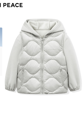 【专柜同款轻薄系列】MINIPEACE太平鸟童装男童连帽羽绒服冬装潮