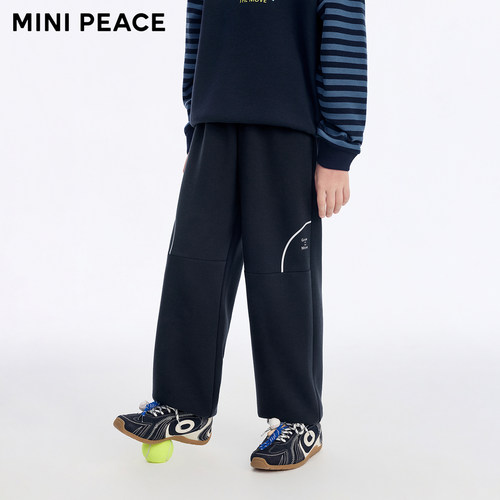 【运动系列】MINIPEACE太平鸟童装男童裤子户外运动长裤中大童裤