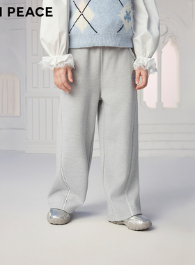 【专柜同款】MINIPEACE太平鸟童装女童卫裤春秋儿童裤子运动裤