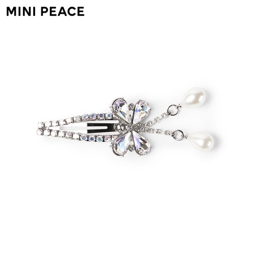 【专柜同款】MINIPEACE太平鸟童装女童镶钻发卡发夹发饰淑女春款