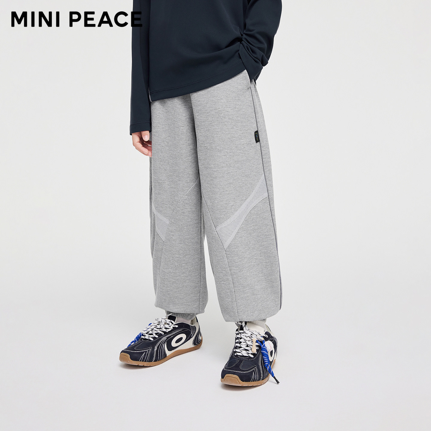 【运动系列】MINIPEACE太平鸟童装男童男童卫裤春款新运动长裤子图片