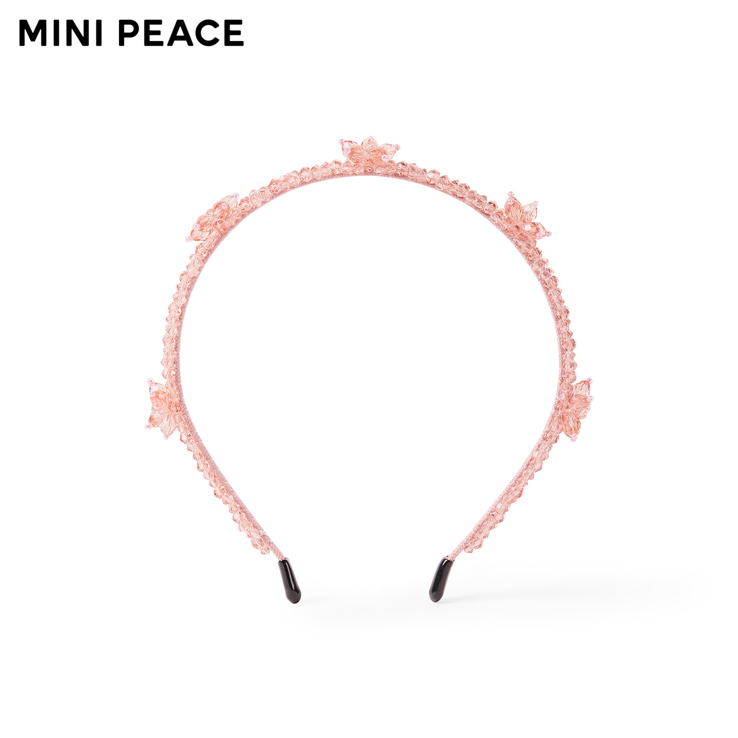 【专柜同款】MINIPEACE太平鸟童装女童发箍春夏儿童粉色花朵头饰