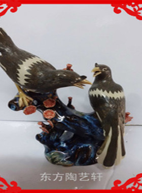 石湾公仔陶瓷工艺品摆件结婚礼物