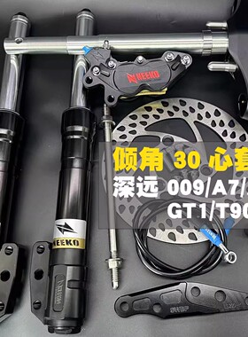 NEEKO三星柱深远009/A8L/T90改装方向柱倾斜角30芯卡钳前碟刹套装
