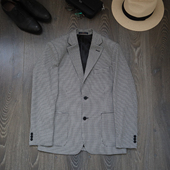 休闲西装 CAILENOW商务时尚 百搭男士 单排扣羊毛西装 千鸟格格子修身