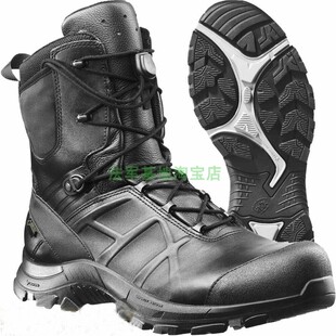 法军HAIX黑鹰safety50高帮GTX战术靴特种反恐突击GIGN钢头安全鞋