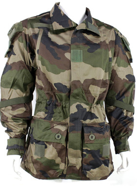 法军公发法国外籍兵团Felin防撕风衣T4S1丛林CE作战服带帽护肘兜