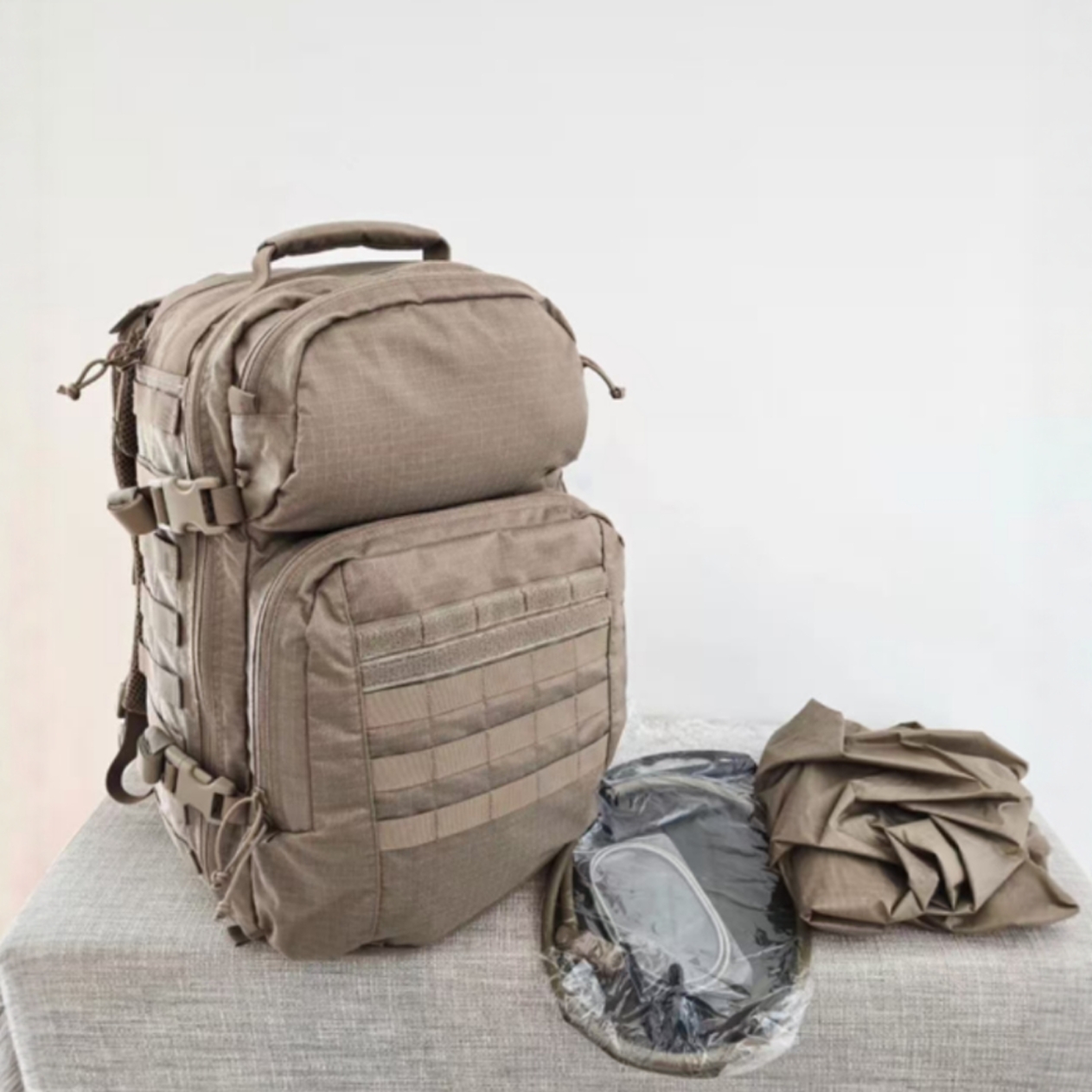 法国法军新款F3沙色双肩背包45L