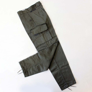 裤 法军公发法国外籍兵团60年代老款 休闲工装 战术裤 M64卡其色军裤