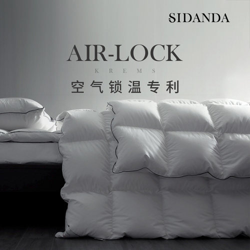 SIDANDA专利保暖波兰95白鹅绒被