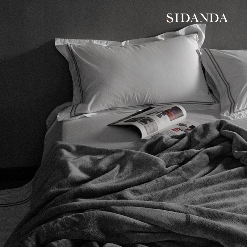 SIDANDA法兰绒盖毯沙发午睡毯